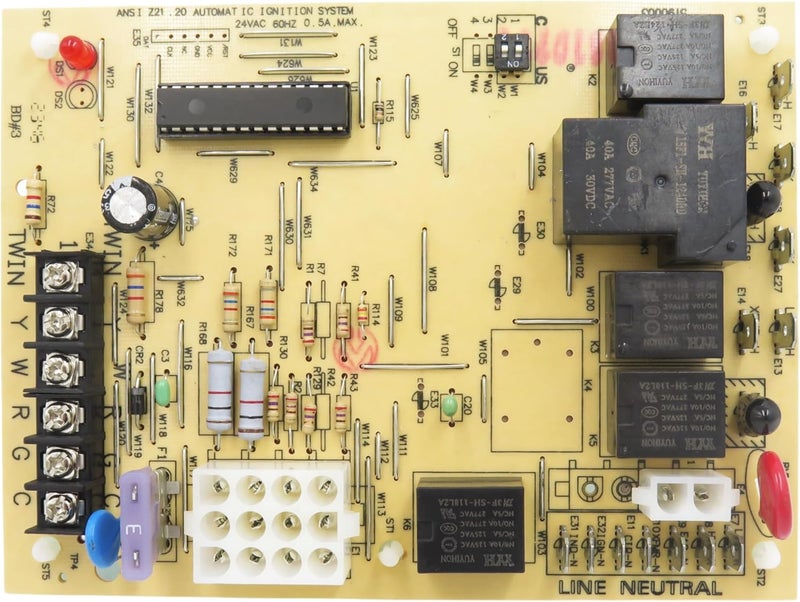 DDORUU Furnace Control Board 50A55-743,Replacement for Amana/Goodman Furnace Control Circuit Board 0130F00005S B18099-26 B1809926S - Image 2